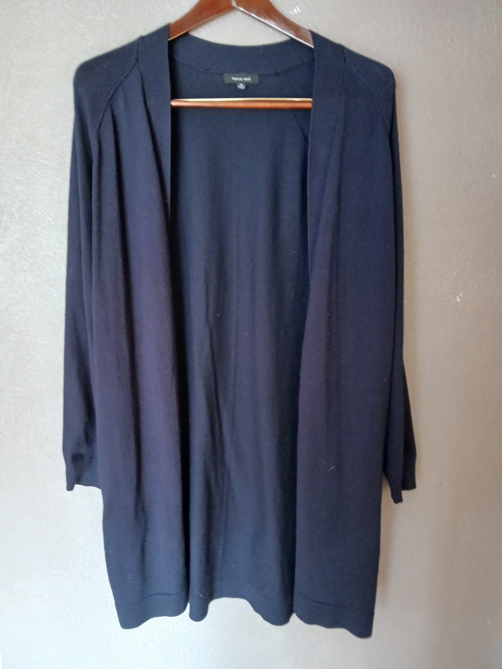 Verve Ami Navy Open-Front Women's Cardigan-Medium